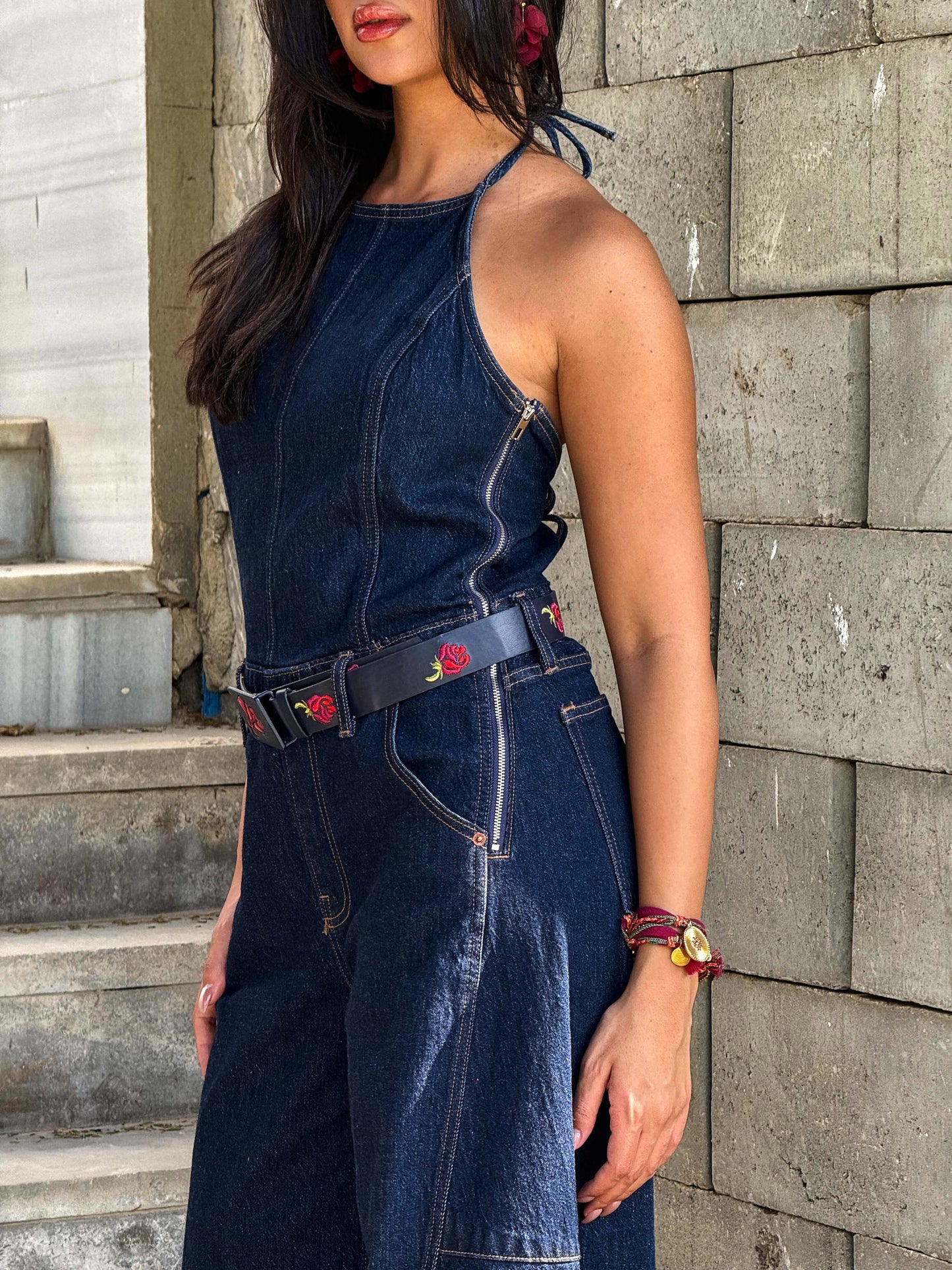 Motion Denim Jumpsuit