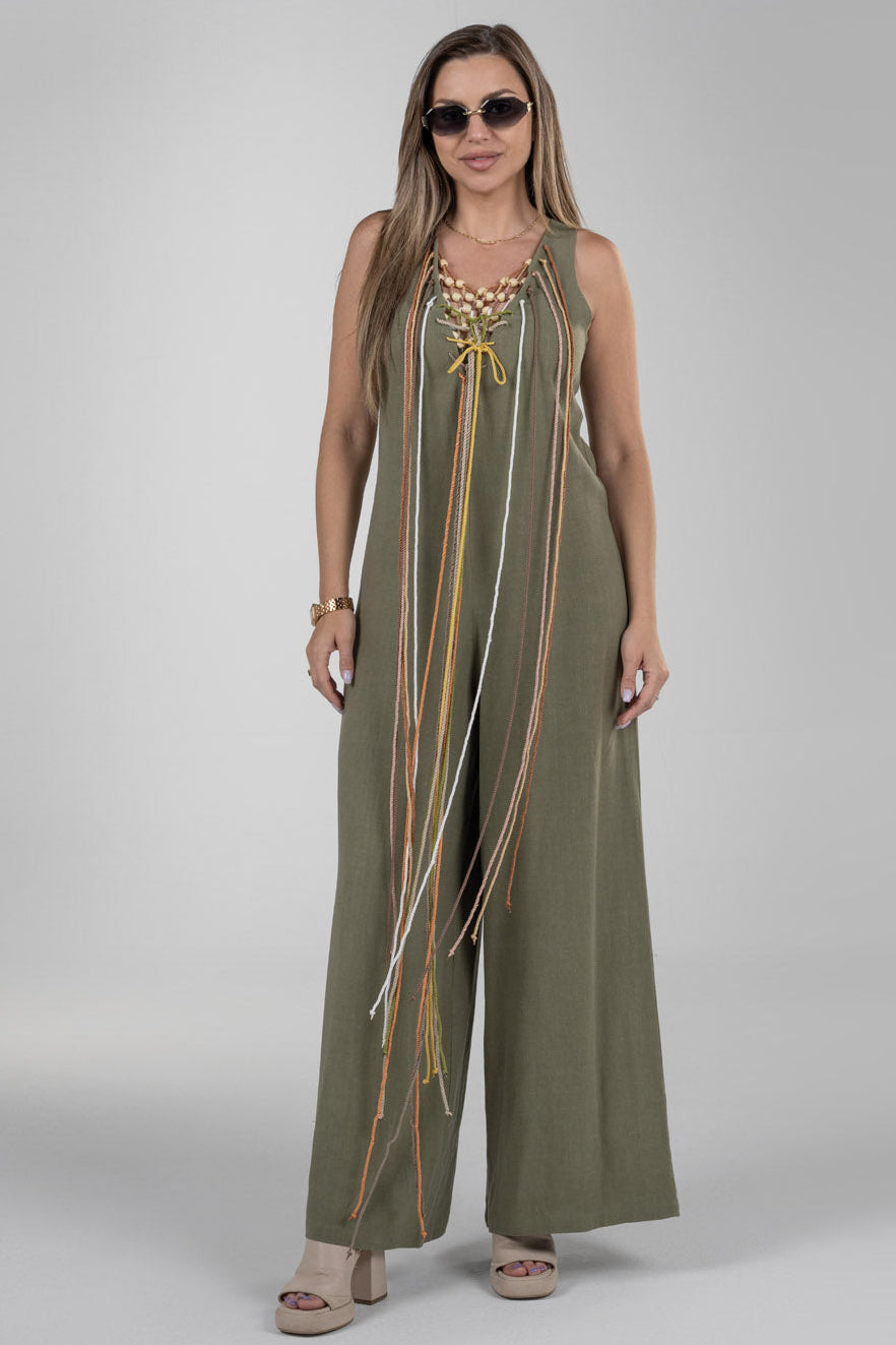 La Nueva Jumpsuit Olive