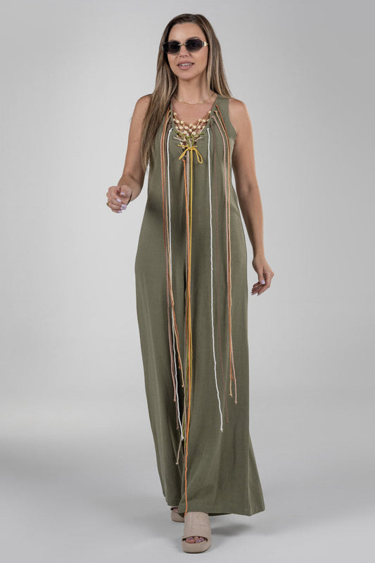 La Nueva Jumpsuit Olive