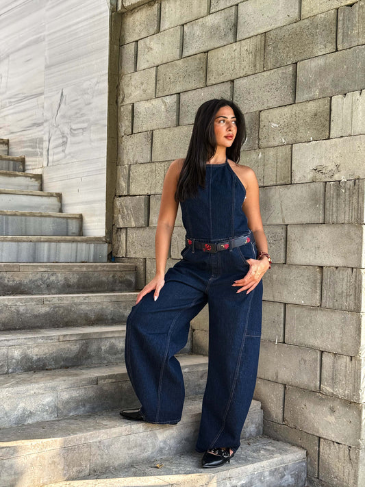 Motion Denim Jumpsuit