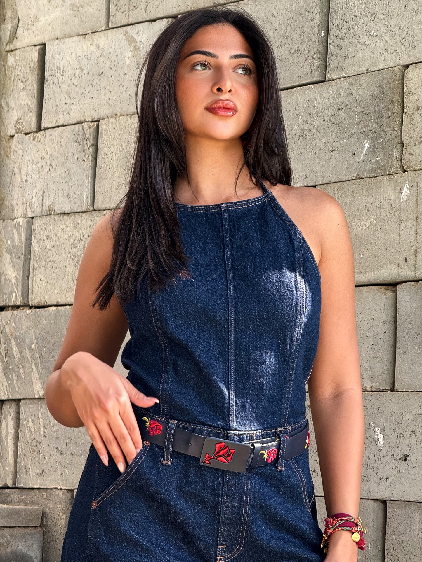 Motion Denim Jumpsuit
