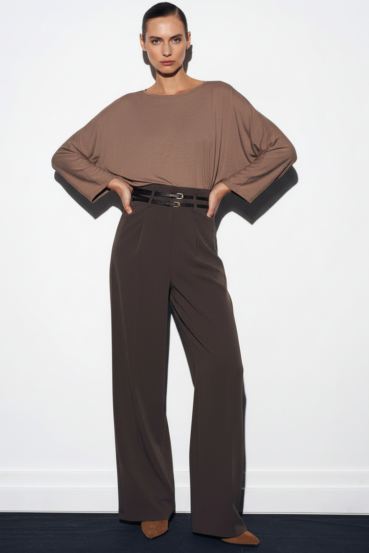Easy Flow Tailored Pant – Mocha