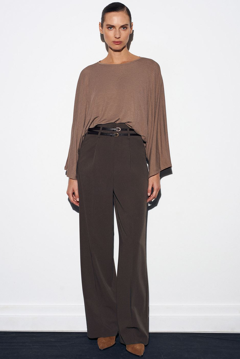 Easy Flow Tailored Pant – Mocha